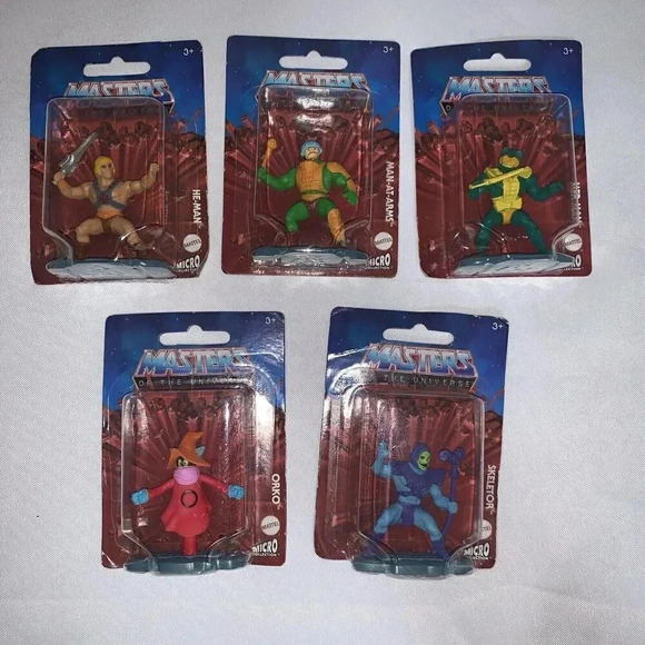 He-man Masters Of The Universe Micro Collection Action Figures Set of 5 Mattel - Picture 2 of 11
